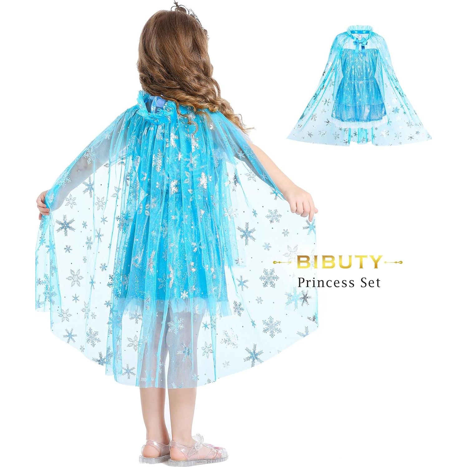 Conjunto de Disfraz de Princesa BIBUTY para Niñas 3-6 Años