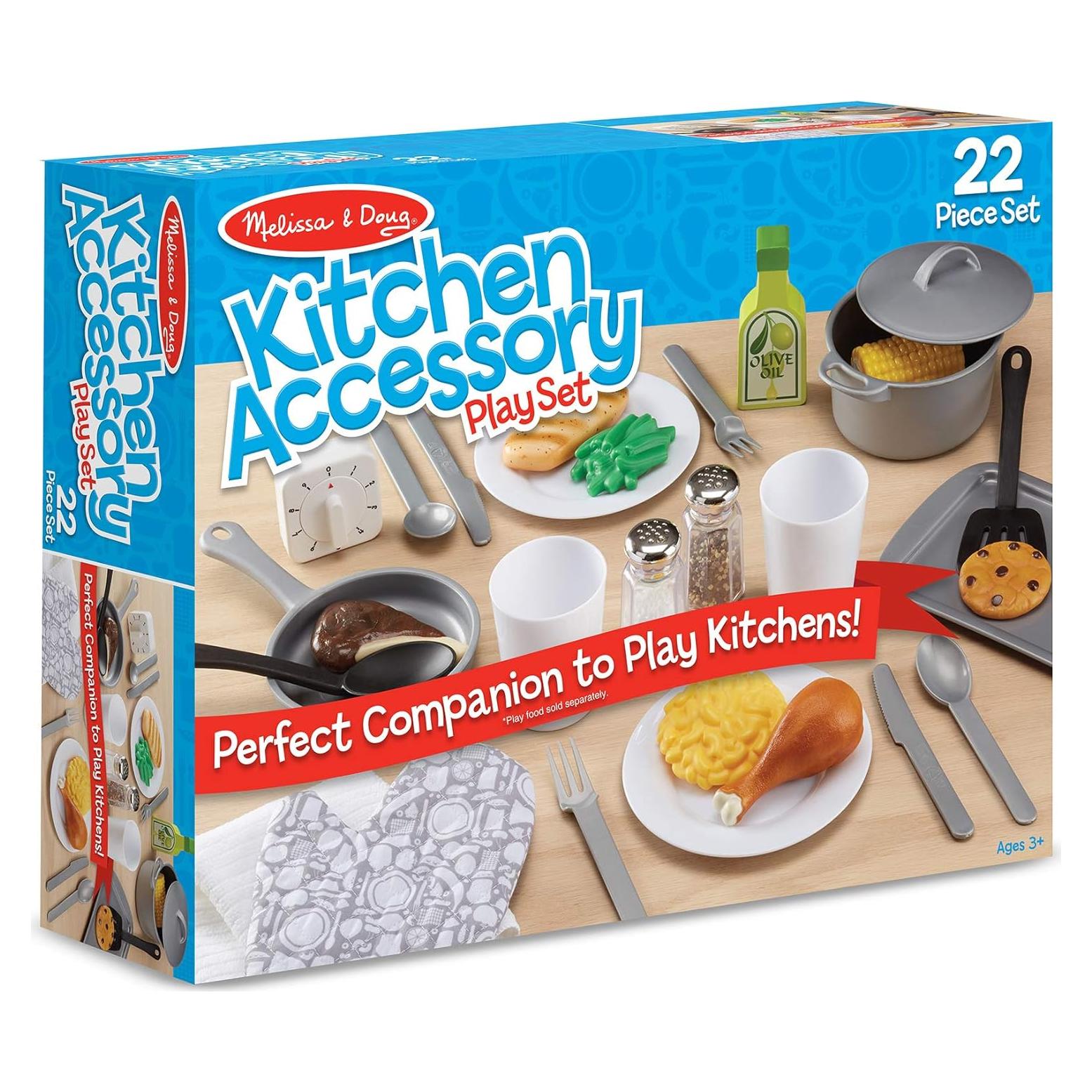 Set de Accesorios de Cocina de Juguete Melissa & Doug 22 Piezas