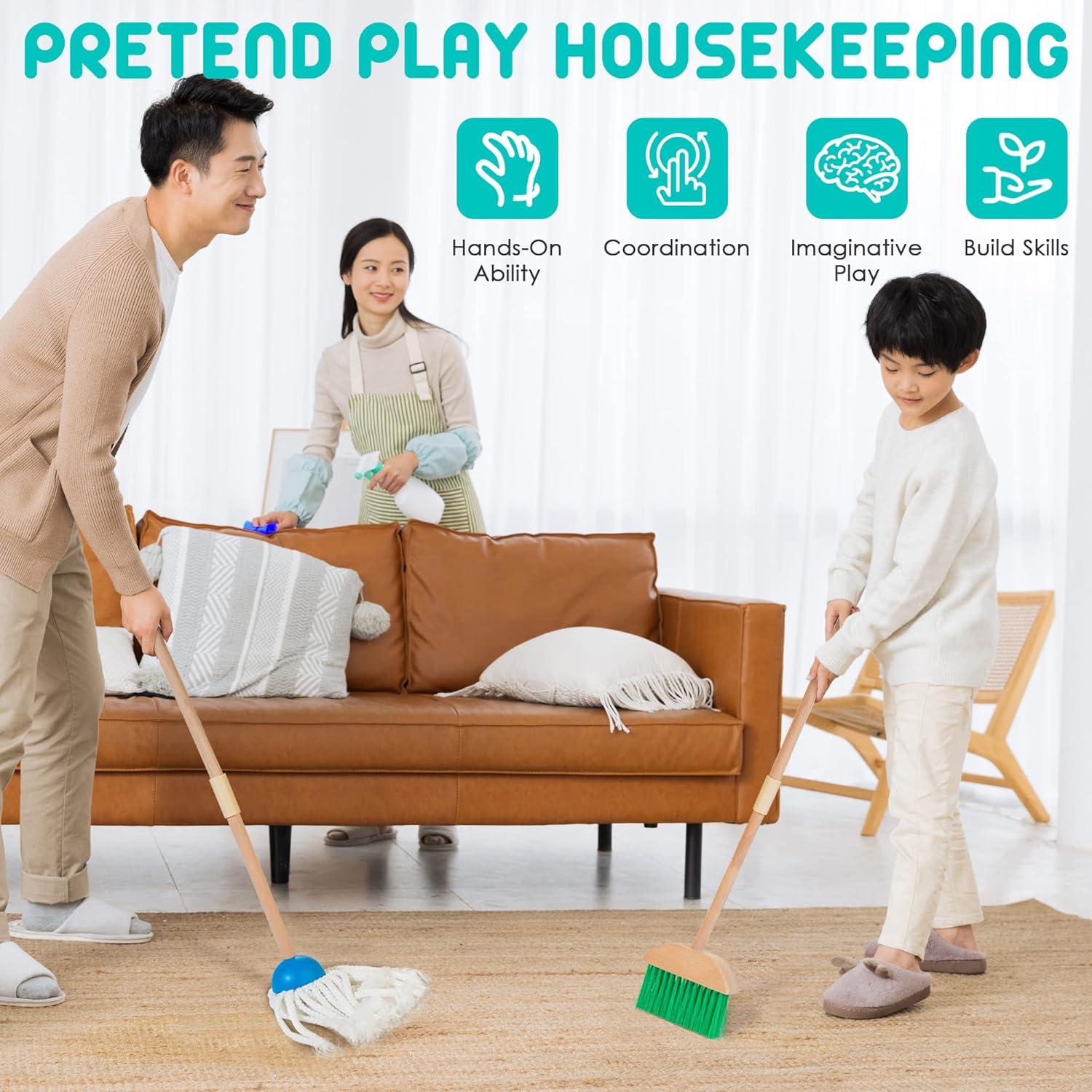 Juego de Limpieza para Niños de Madera 8 Piezas ShenZhen