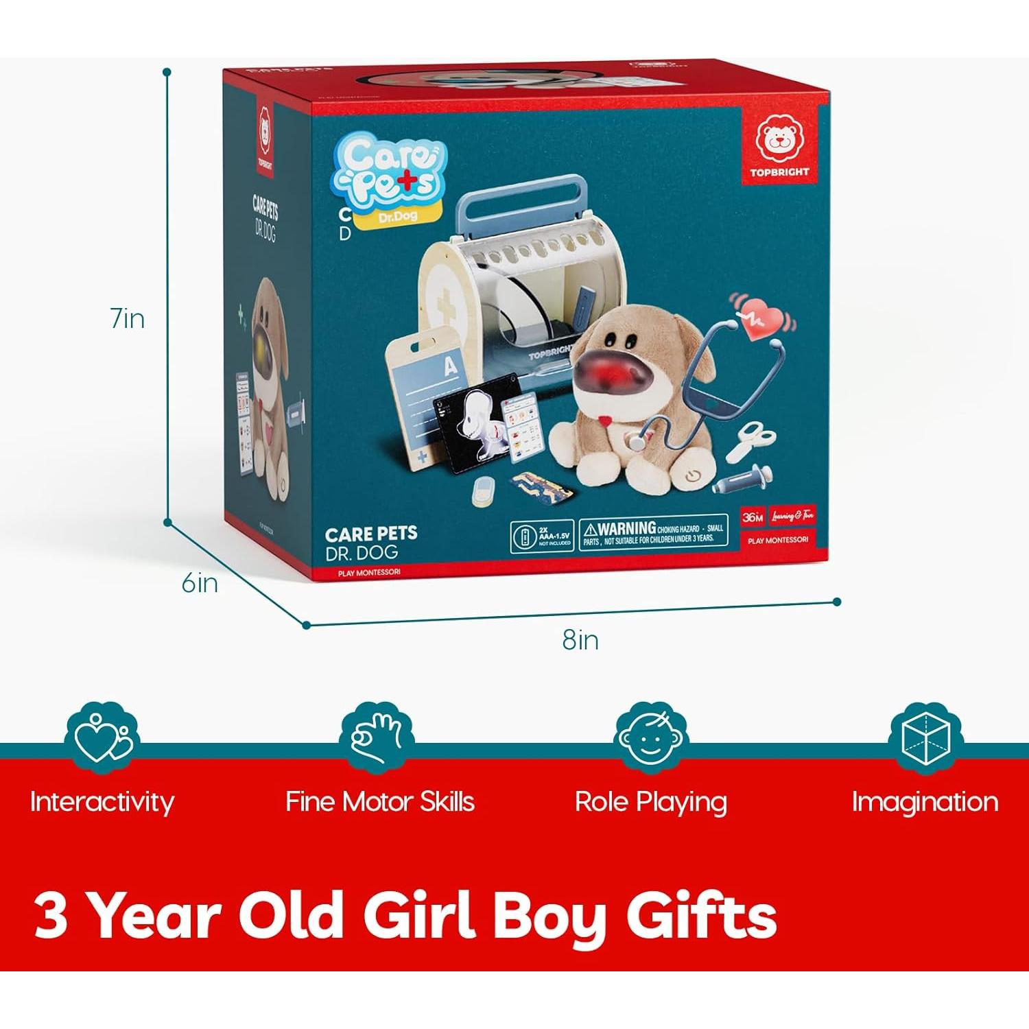 Kit de Doctor Interactivo TOP BRIGHT para Niños 3-5 Años