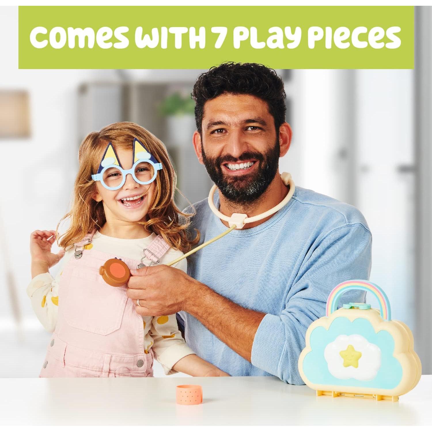 Juego de Doctor Bluey Cloud Bag - Set Médico 7 Piezas