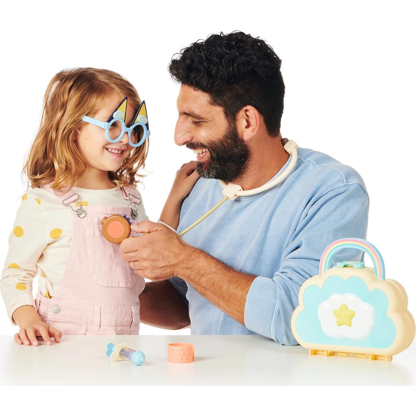 Juego de Doctor Bluey Cloud Bag - Set Médico 7 Piezas