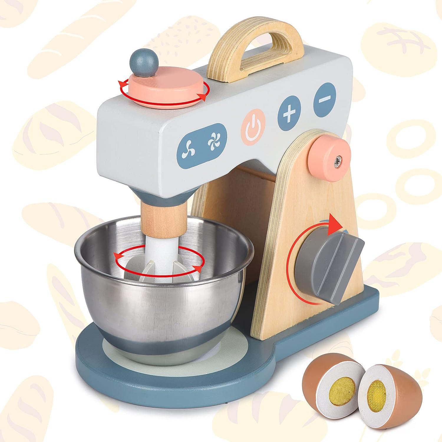 Juego de Accesorios de Cocina de Madera Medoga - Mezclador Infantil