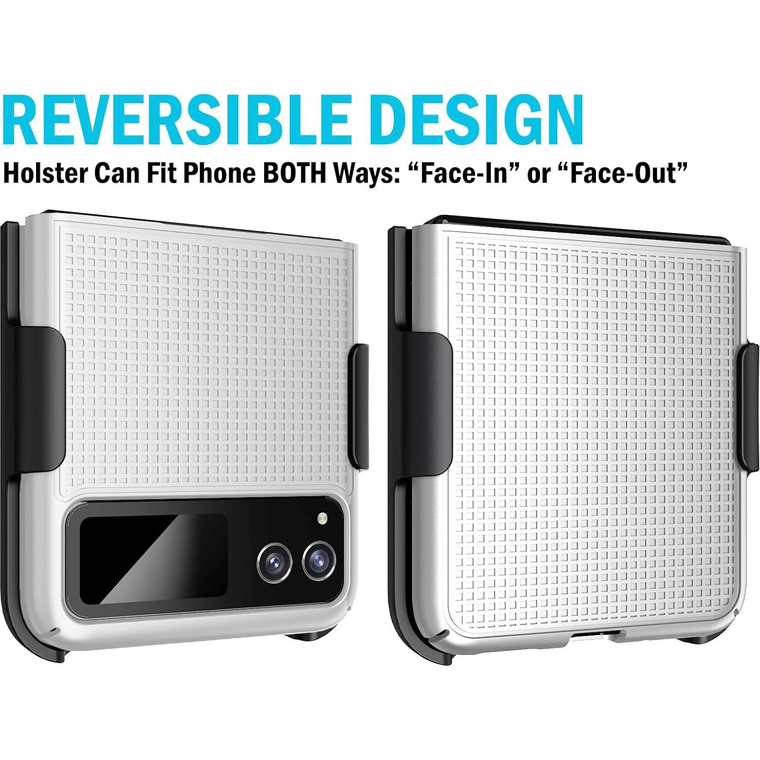 Funda Dura Slim para Motorola RAZR 2023 Nakedcellphone - Blanco