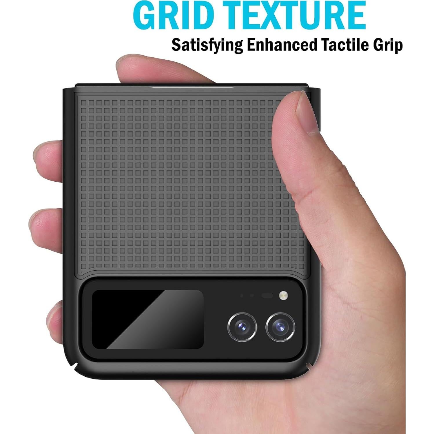 Funda Dura Slim para Motorola RAZR 2023 Nakedcellphone - Negro