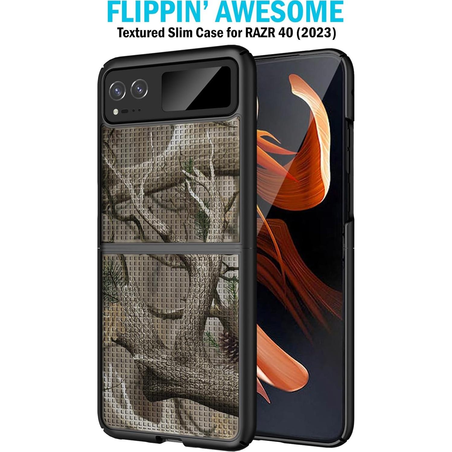 Funda Dura Slim para Motorola RAZR 2023 - Camuflaje Camo