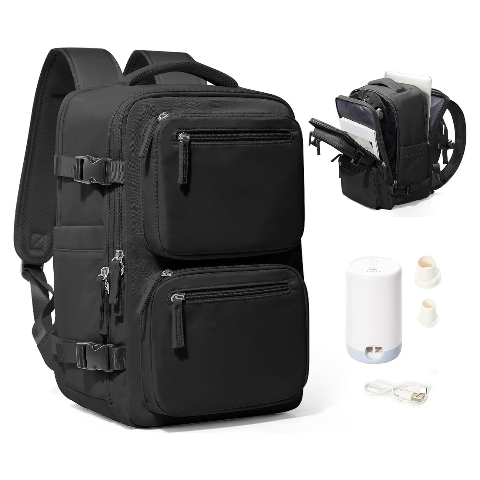 Mochila de Viaje al Vacío Suradar 20L Azul Pavo Real