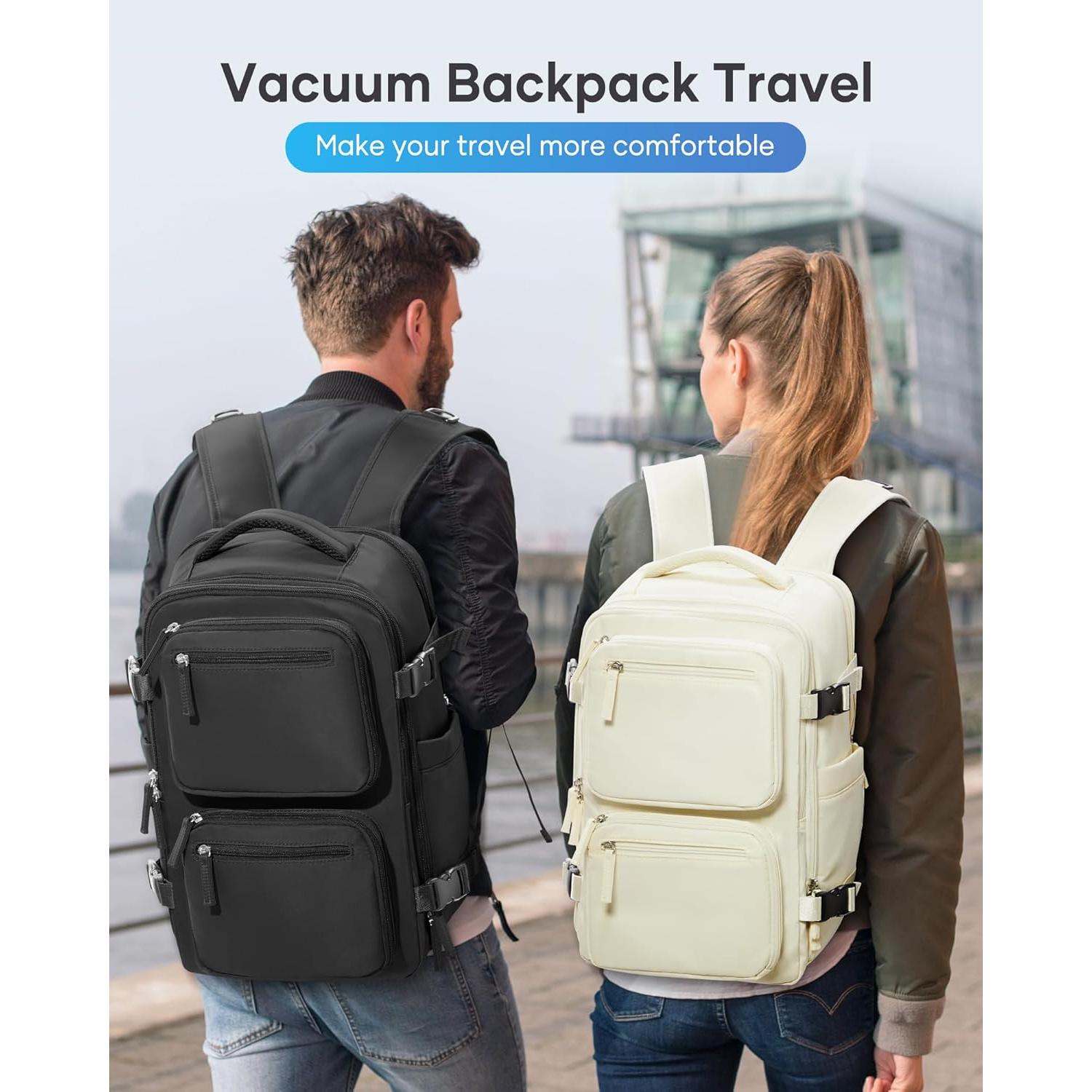 Mochila de Viaje al Vacío Suradar 20L Azul Pavo Real