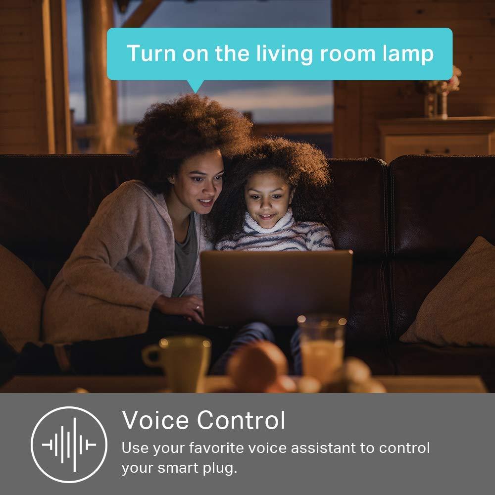 Enchufe Inteligente Kasa HS103P4, Control Wi-Fi, 4 Piezas