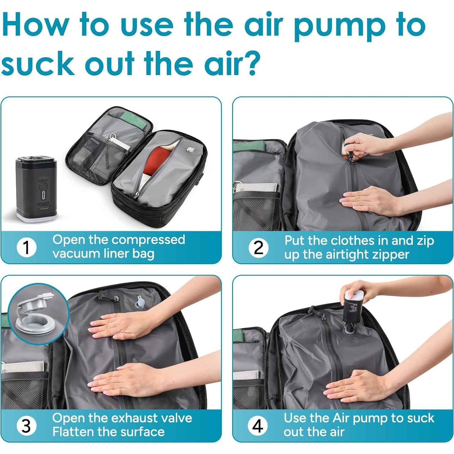 Mochila Travel Inspira 60L Expandible Antirrobo y Resistente al Agua