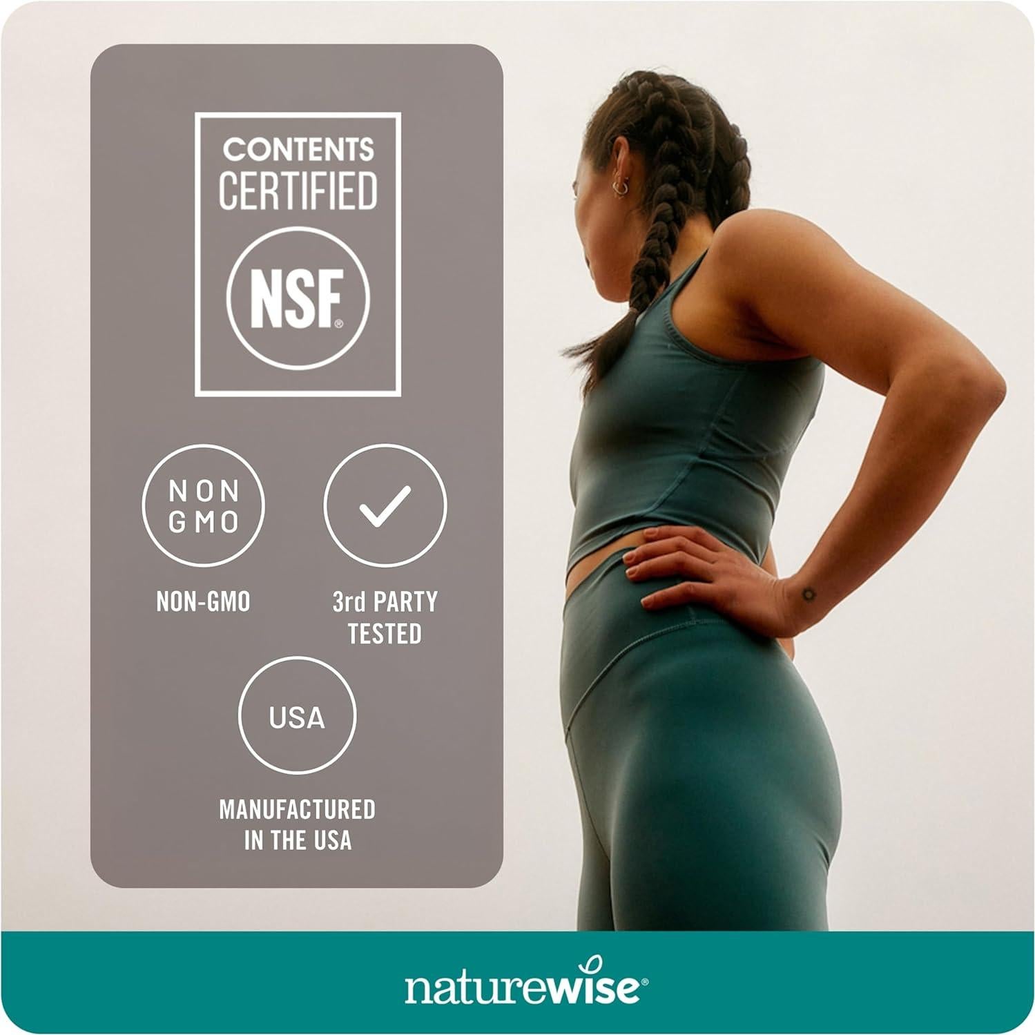 NatureWise Omega 3 Suplemento 1000mg + Vitamina E - 60 Cápsulas