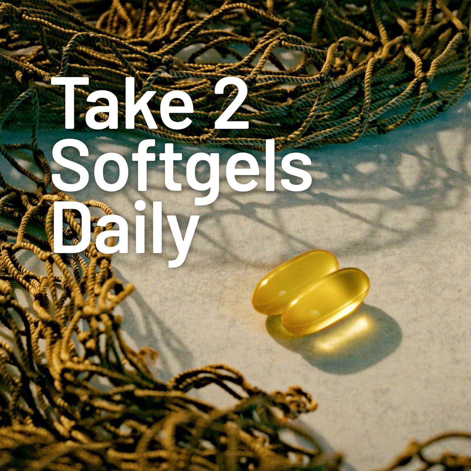 NatureWise Omega 3 Suplemento 1000mg + Vitamina E - 60 Cápsulas