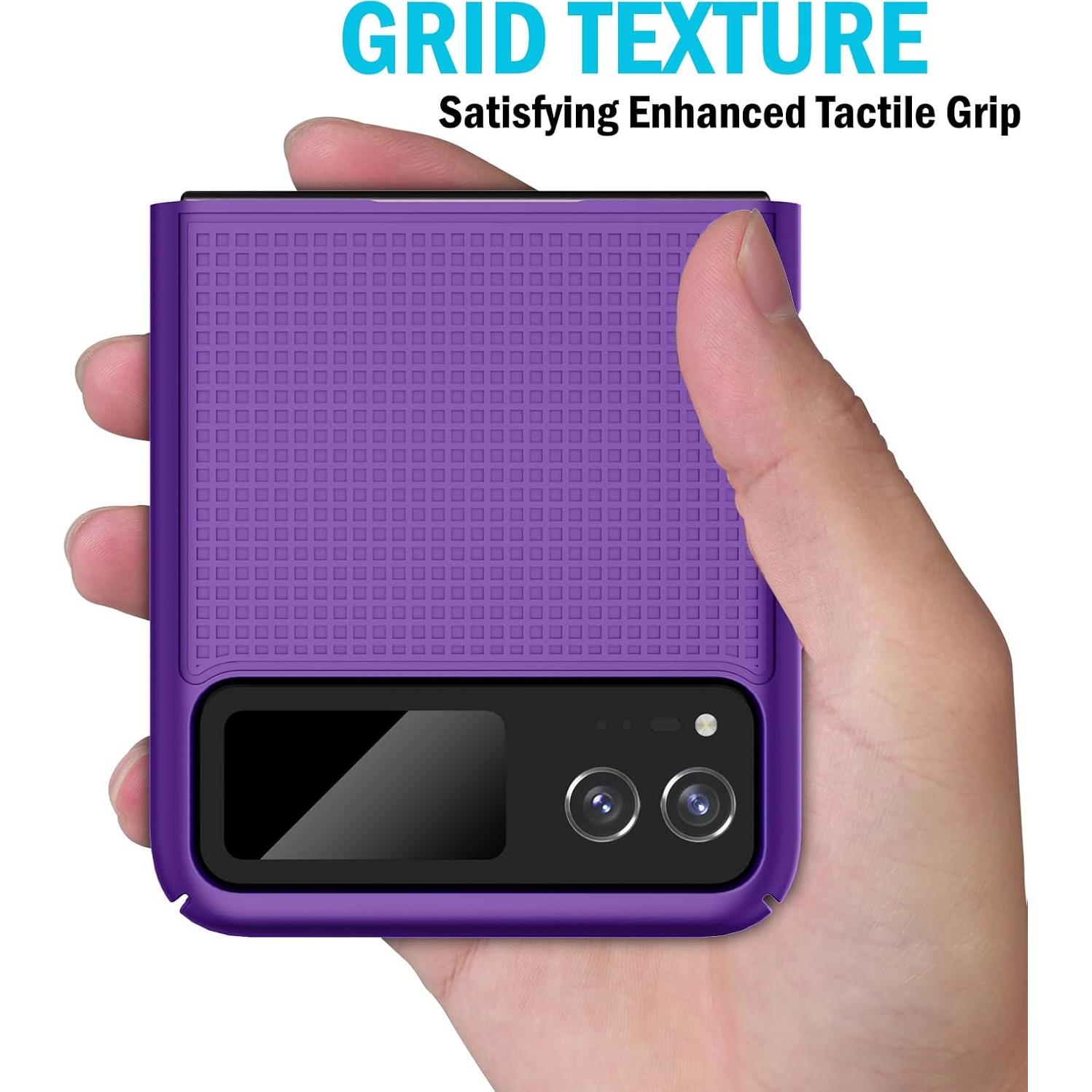 Funda Dura Motorola RAZR 2023 Nakedcellphone Morado
