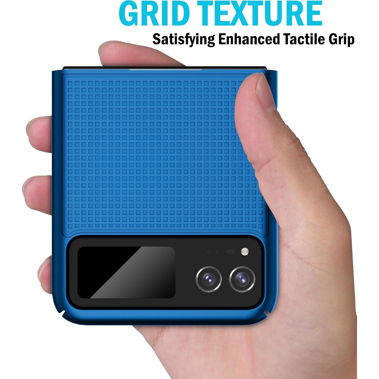 Funda Dura Slim para Motorola RAZR 2023 Nakedcellphone Azul