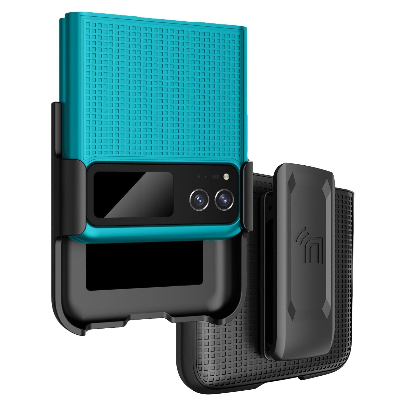 Funda Dura Slim Nakedcellphone para Motorola RAZR 2023 Aqua Menta