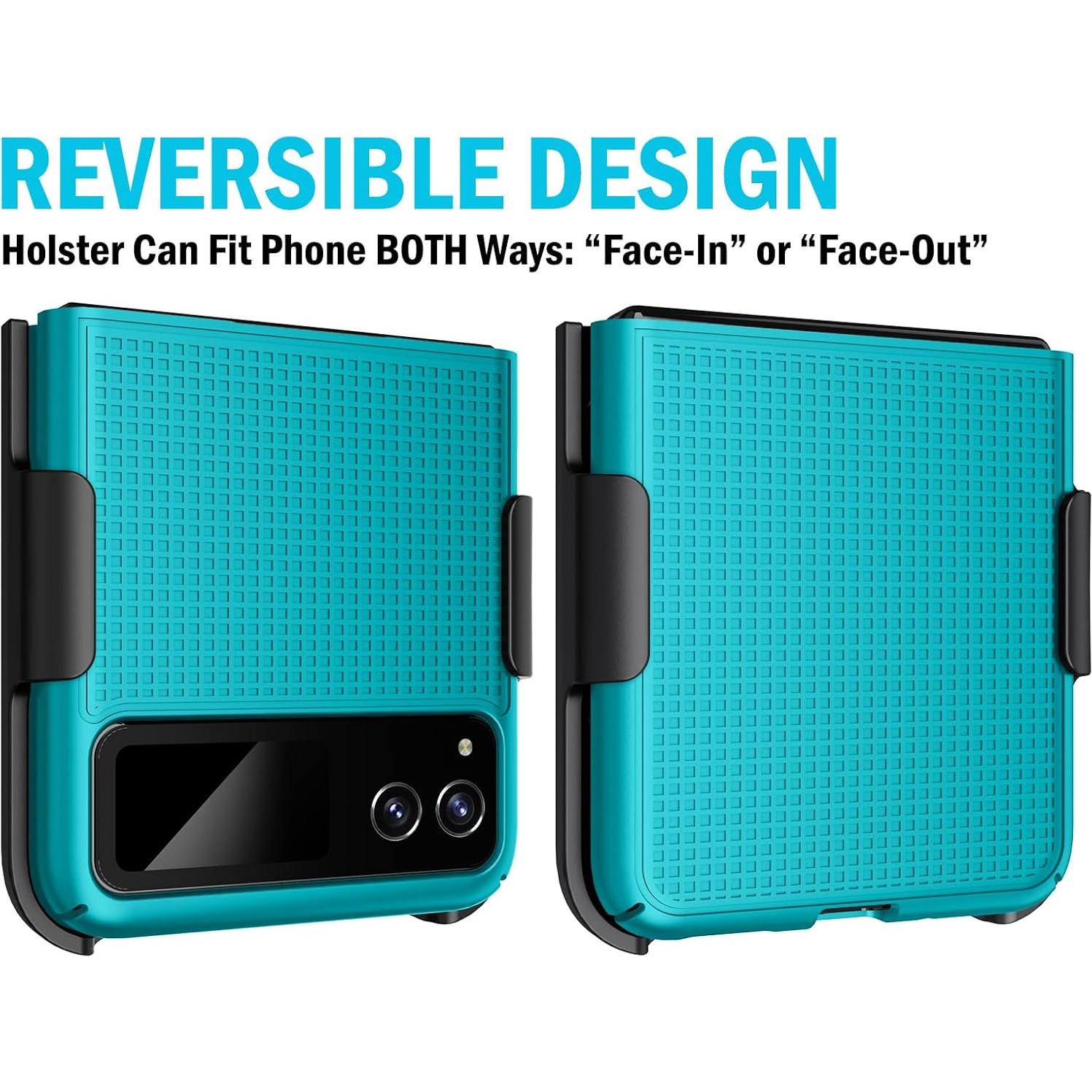 Funda Dura Slim Nakedcellphone para Motorola RAZR 2023 Aqua Menta