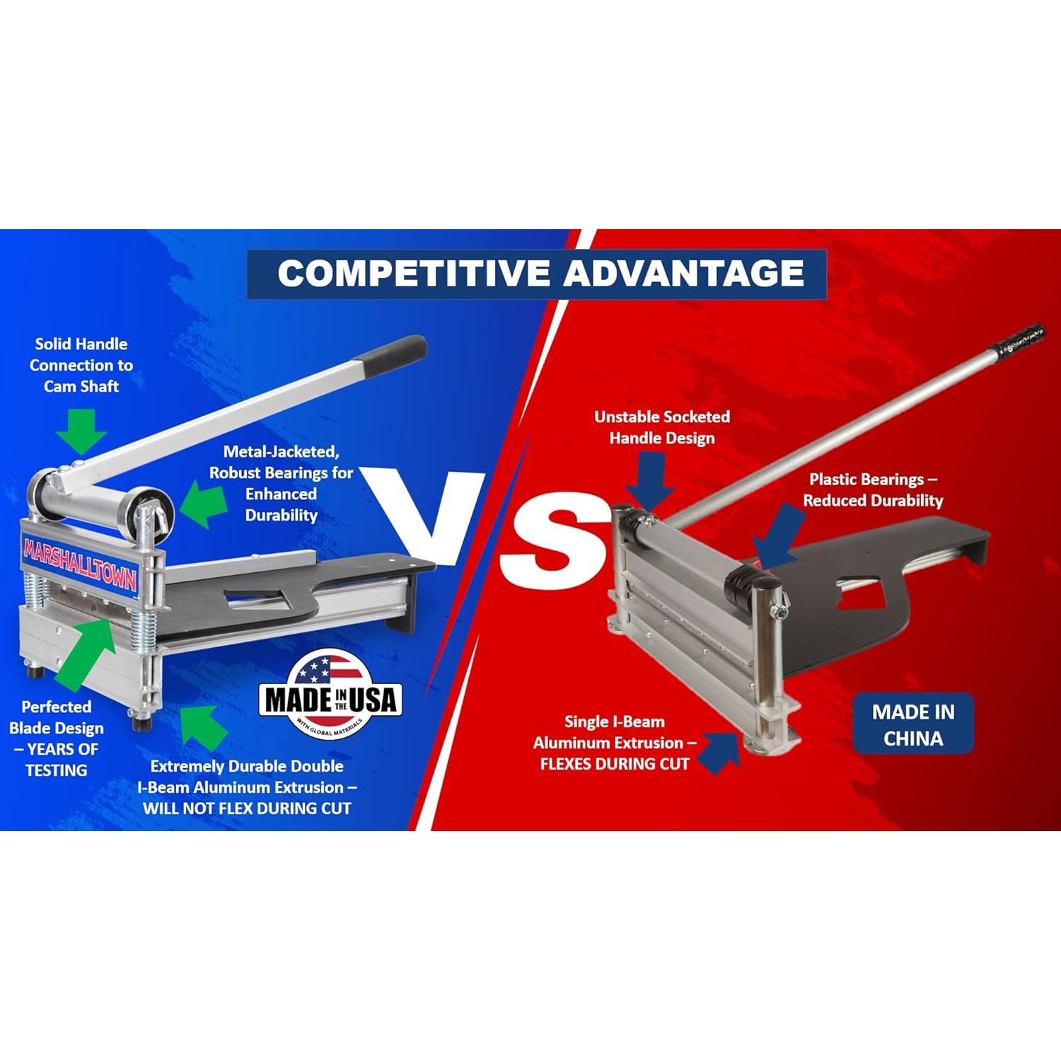 Cortadora de Suelos MARSHALLTOWN 33 cm - Vinilo, Laminado, Madera