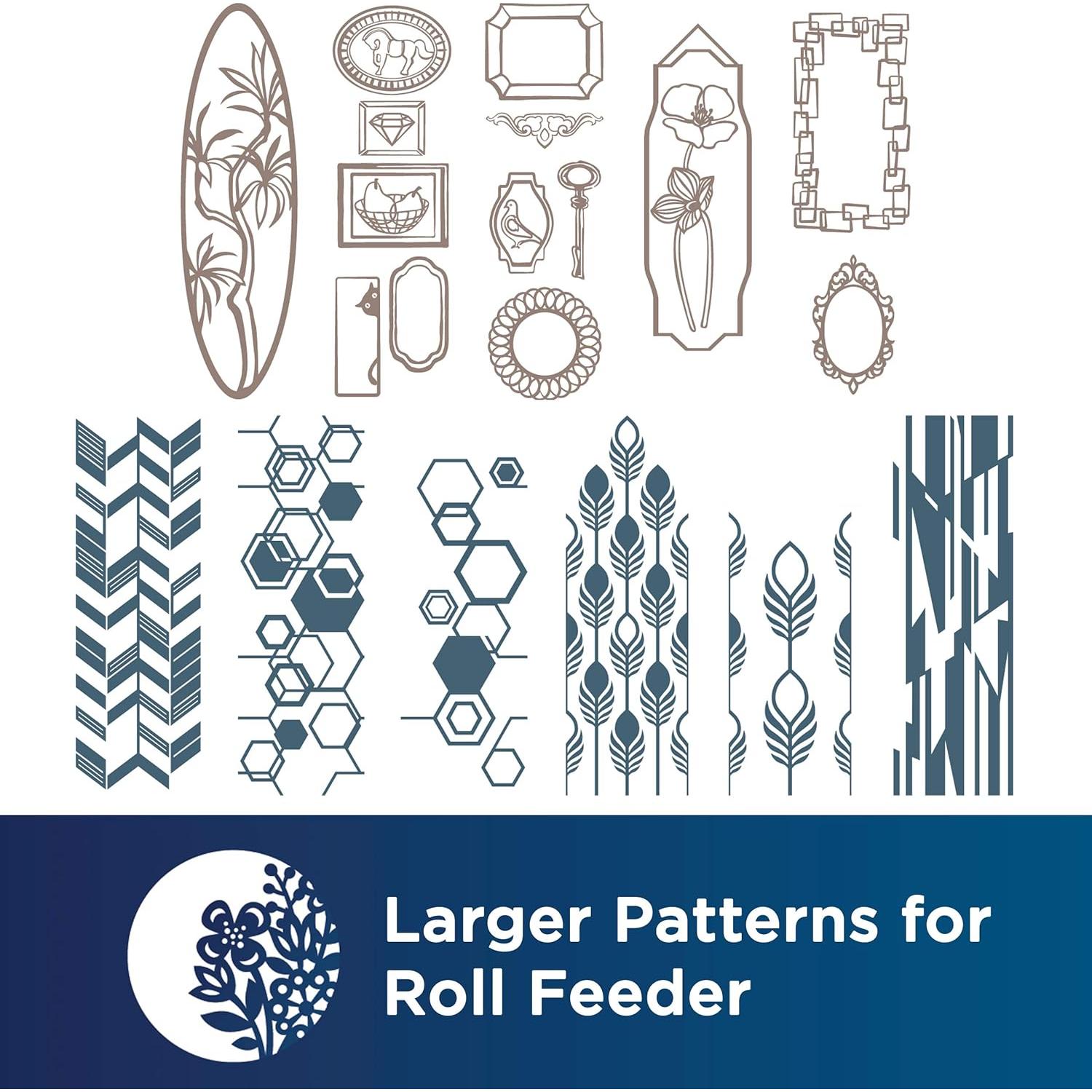 Patrones de Deco Hogar Brother ScanNCut DX 21 Diseños Vinilo