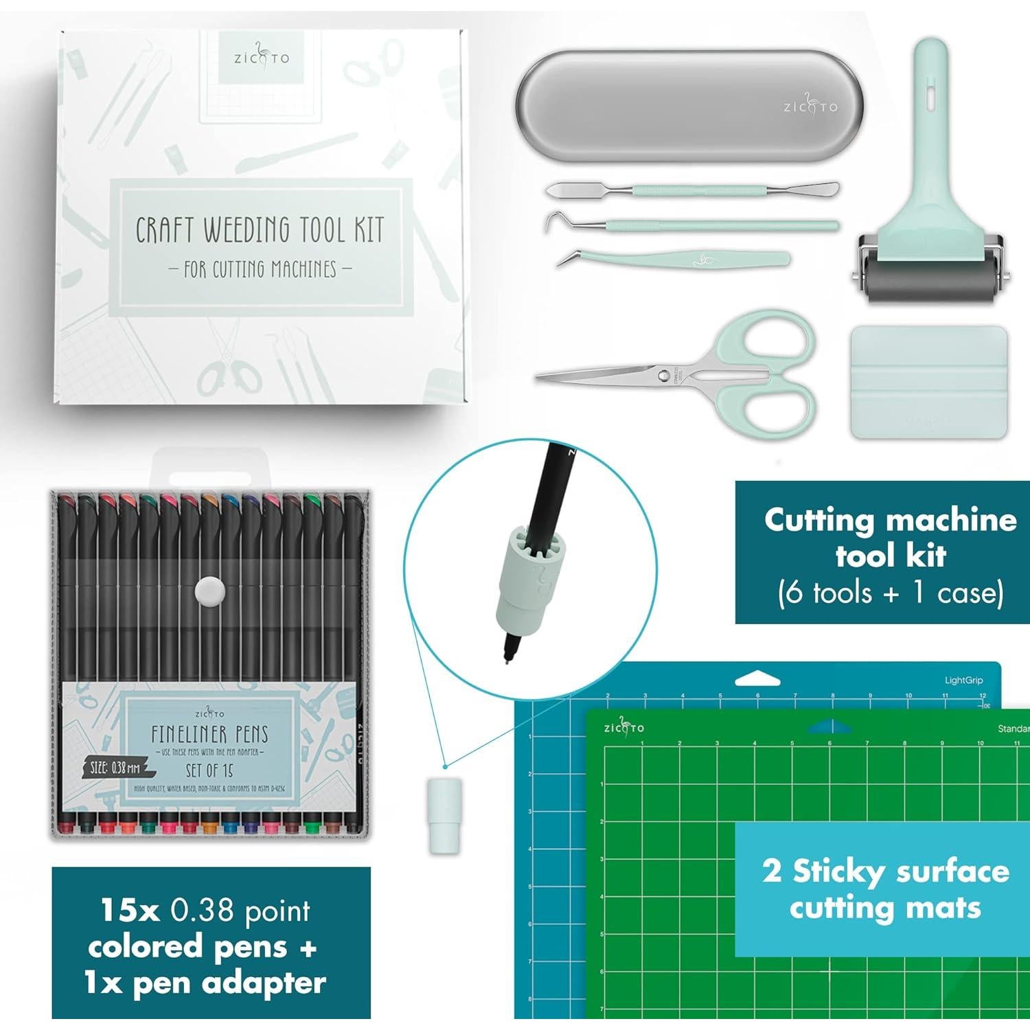 Paquete de Accesorios ZICOTO para Cricut Maker y Explore Air