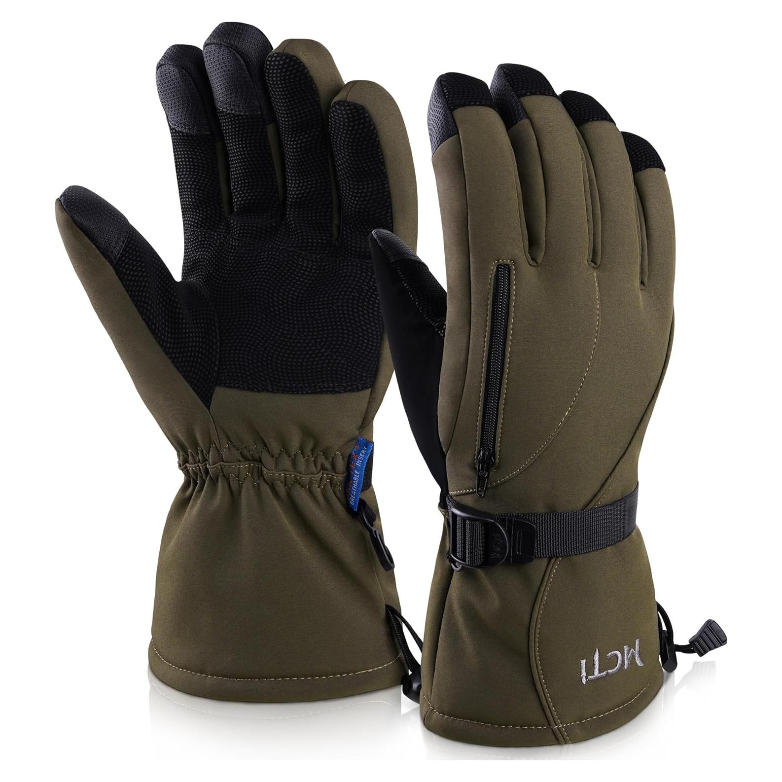 Guantes de Esquí MCTi Impermeables para Hombre Talla Mediana