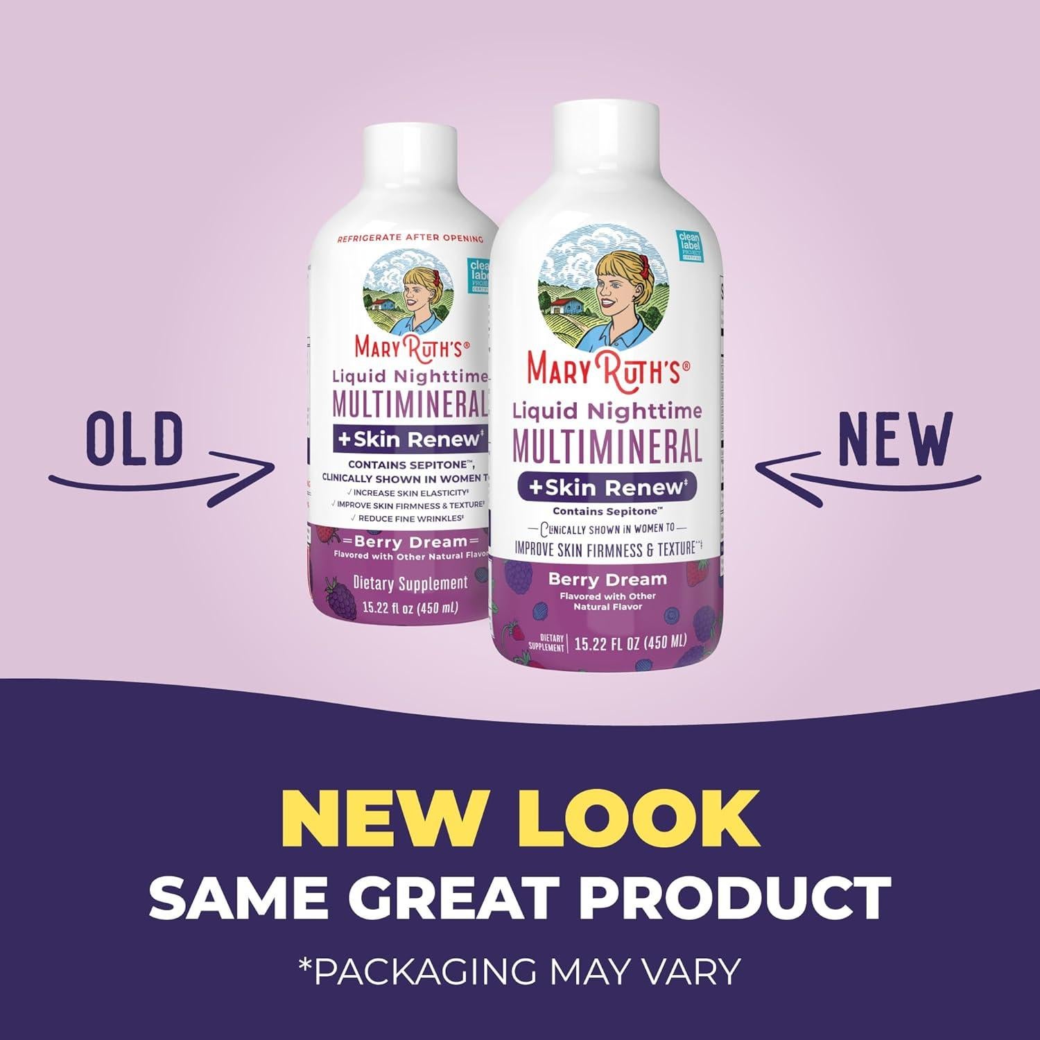 Líquido Nocturno Multimineral MaryRuth's 450 ml - Sin Melatonina