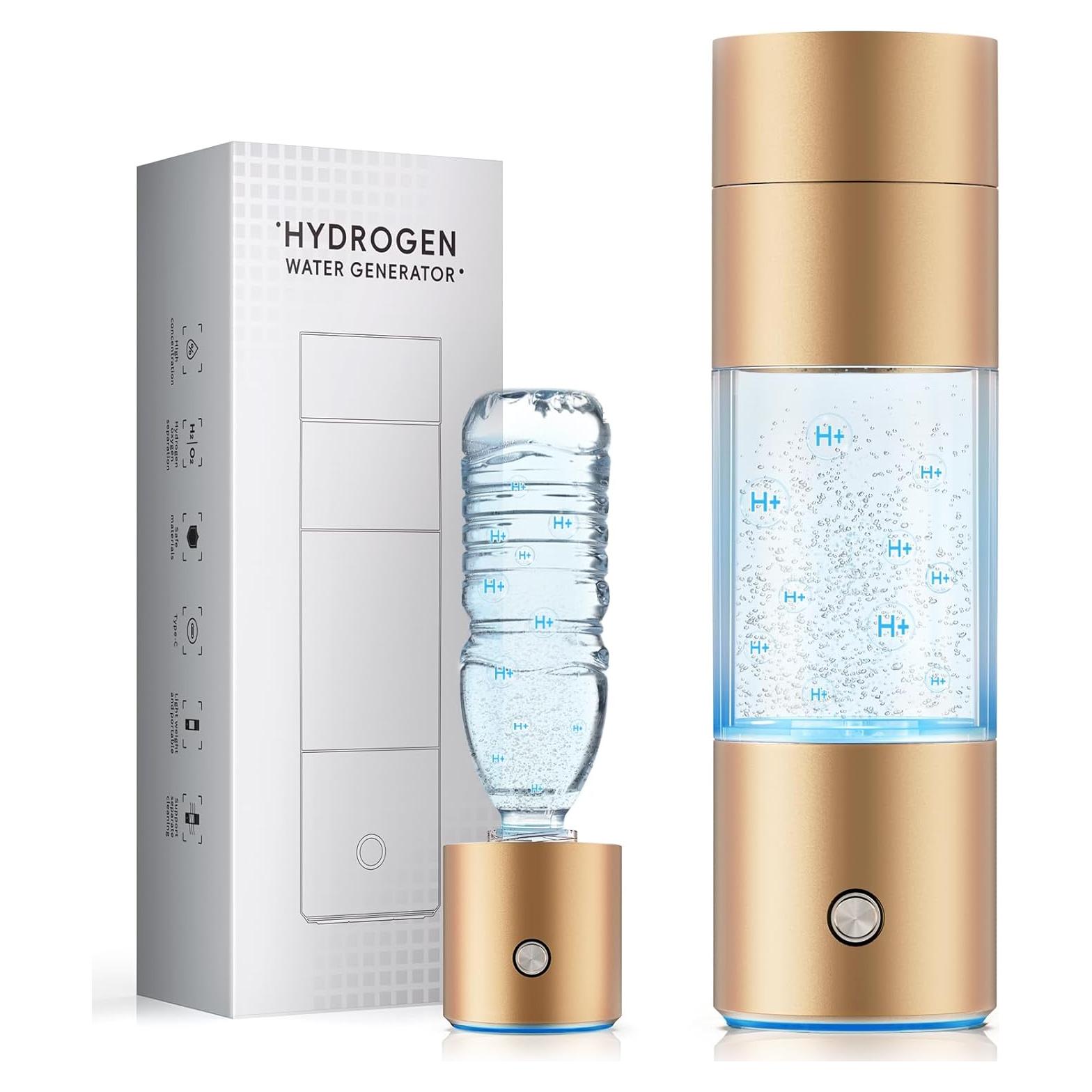 Generador de Agua de Hidrógeno WIOMXO 320ML - Ionizador Portátil