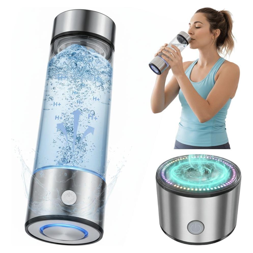 Botella de Agua de Hidrógeno Sofarefinish 400ml Recargable