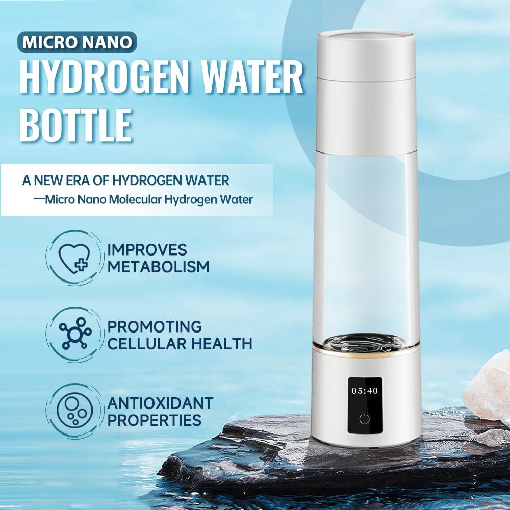 Botella de Agua de Hidrógeno Unosuich HWB-68, 270ml Recargable