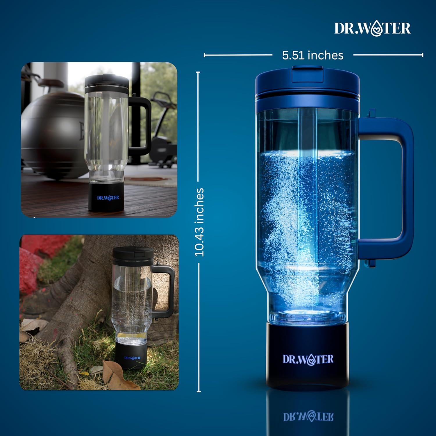 Botella de Agua de Hidrógeno Dr. Water 32oz - Generador H2