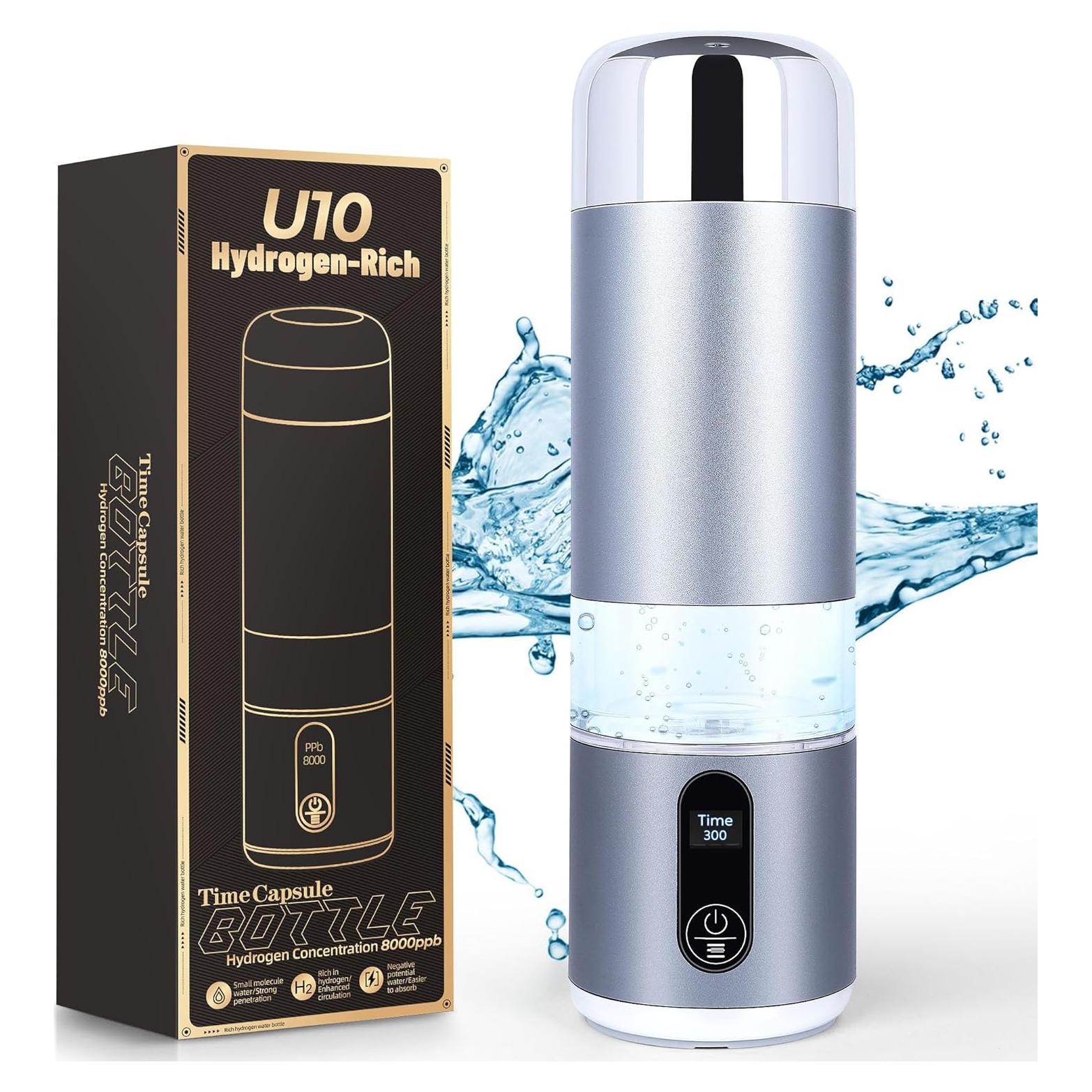 Botella de Agua de Hidrógeno Yixuan 8oz con Pantalla LED