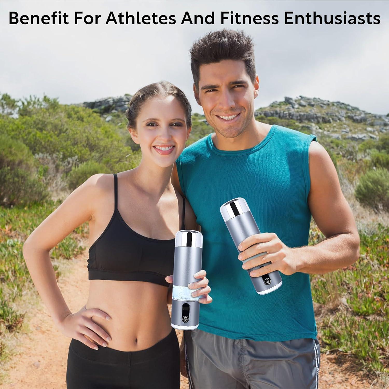 Botella de Agua de Hidrógeno Yixuan 8oz con Pantalla LED