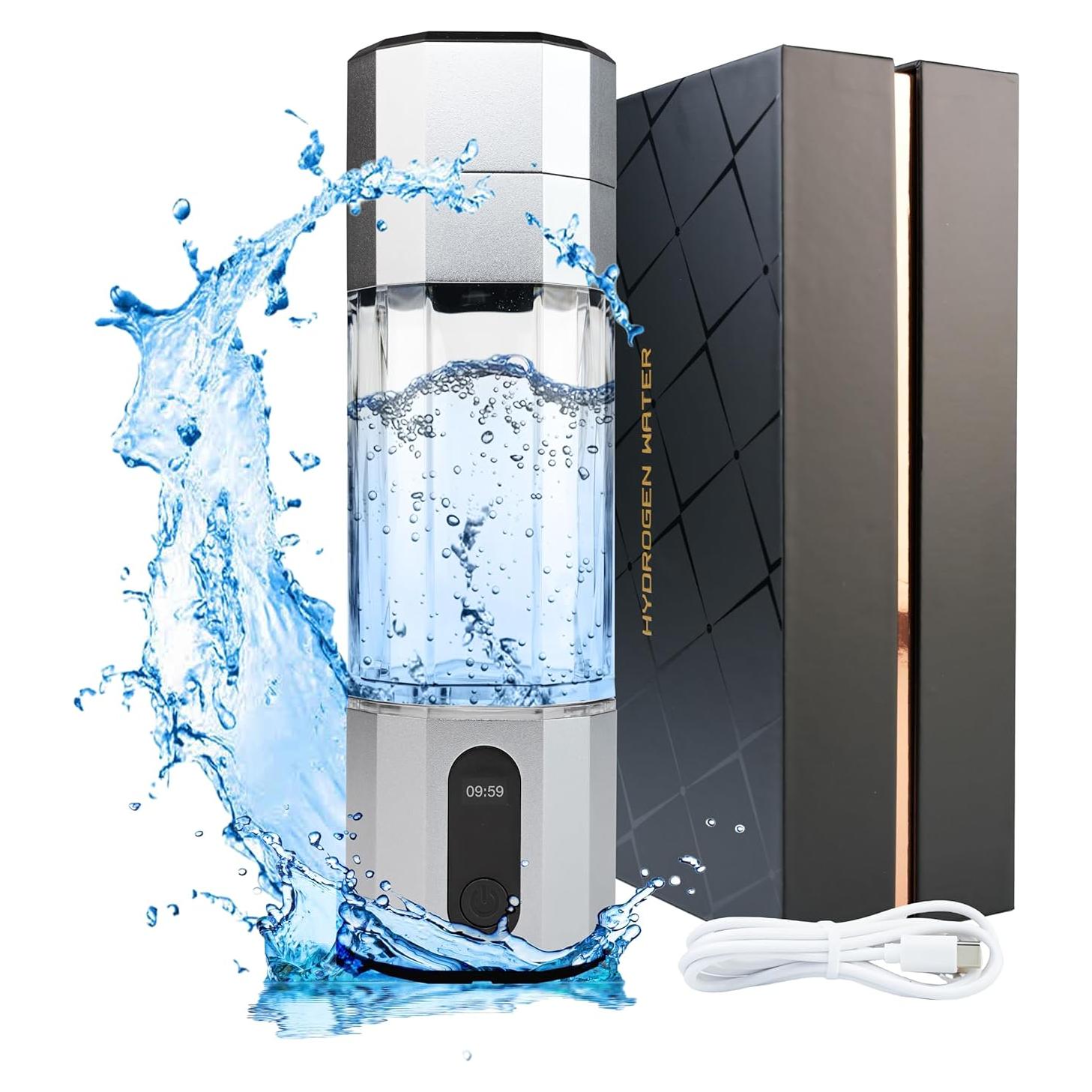 Generador de Agua de Hidrógeno Gaonmic HDUSQYB-1W Plata 10000 ppb
