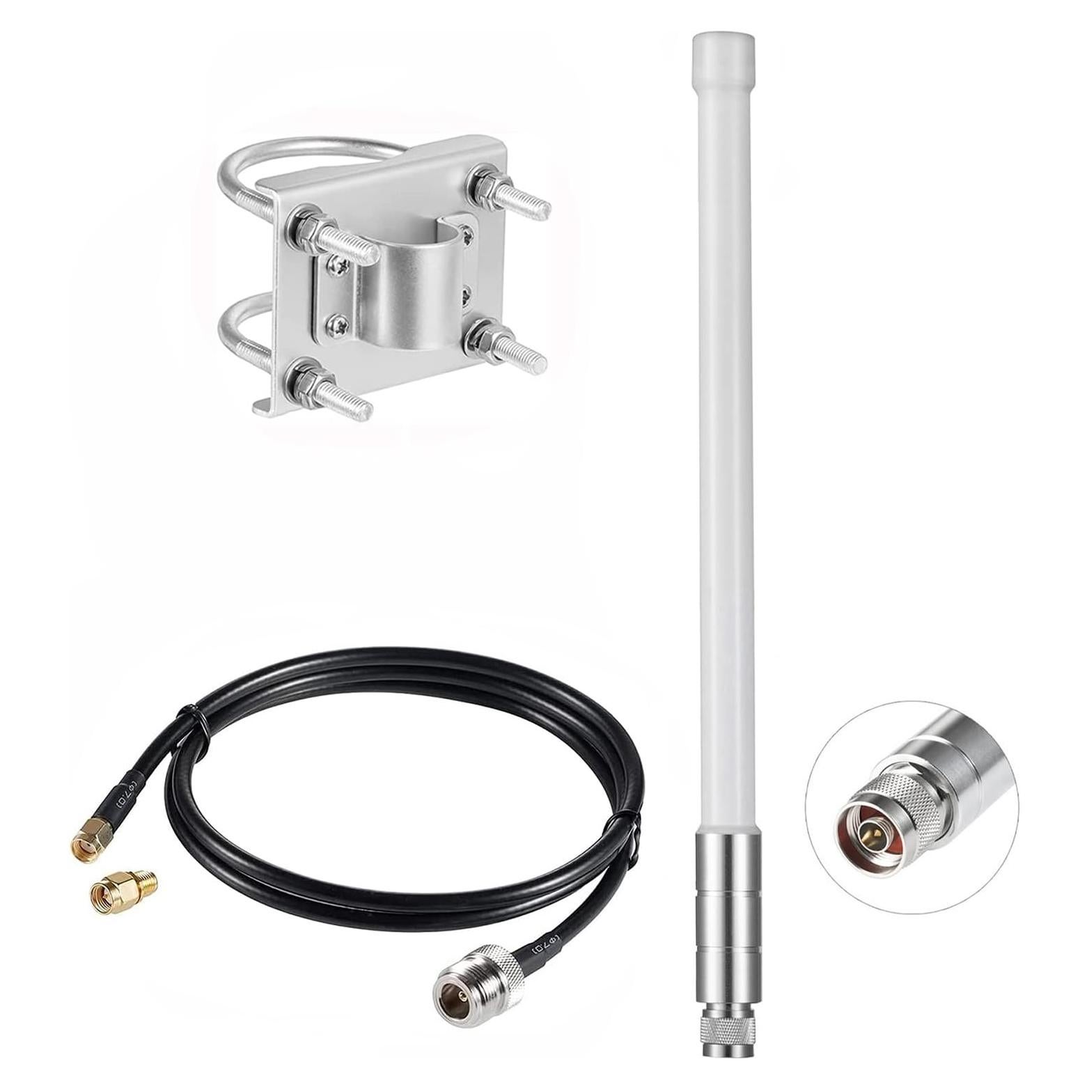 Antena Lora 915MHz 5.8dBi con Cable de 3m para Helium Hotspot