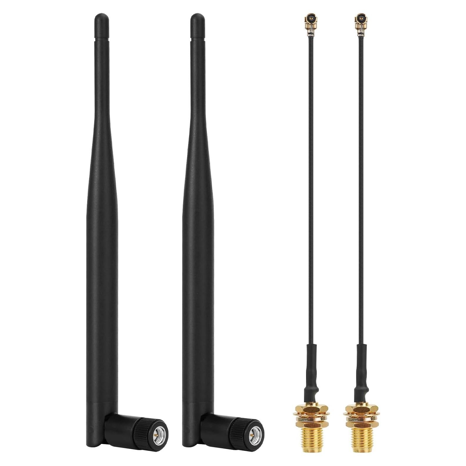 Paquete de 2 Antenas LoRa 915MHz YELUFT 5dBi Omni-Direccional