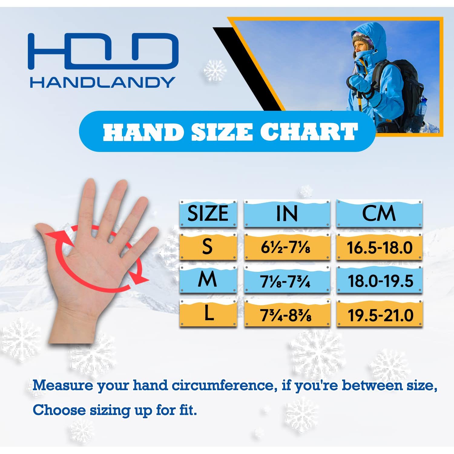 Guantes de Trabajo Impermeables Handlandy Térmicos Rosa