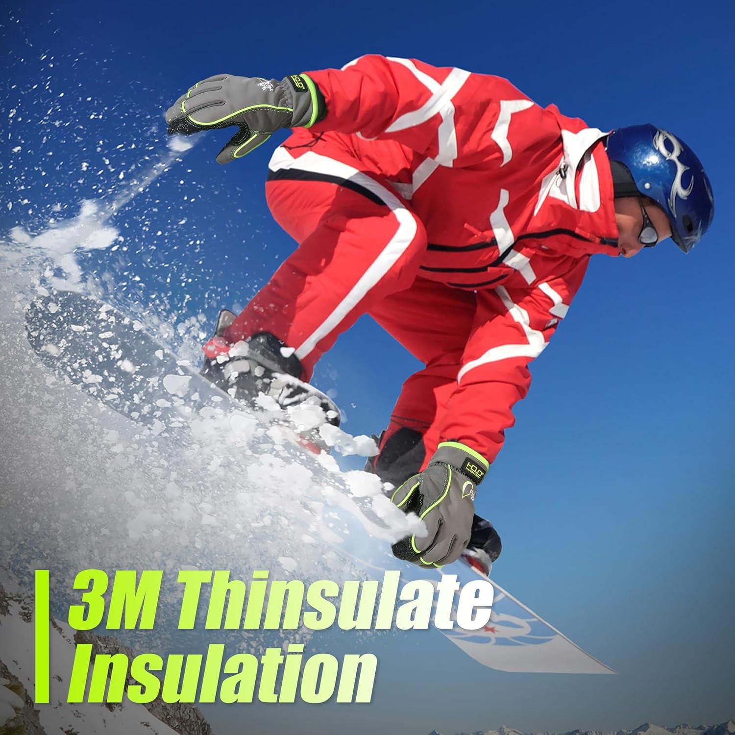 Guantes de Trabajo Impermeables Handlandy Térmicos 3M Verde