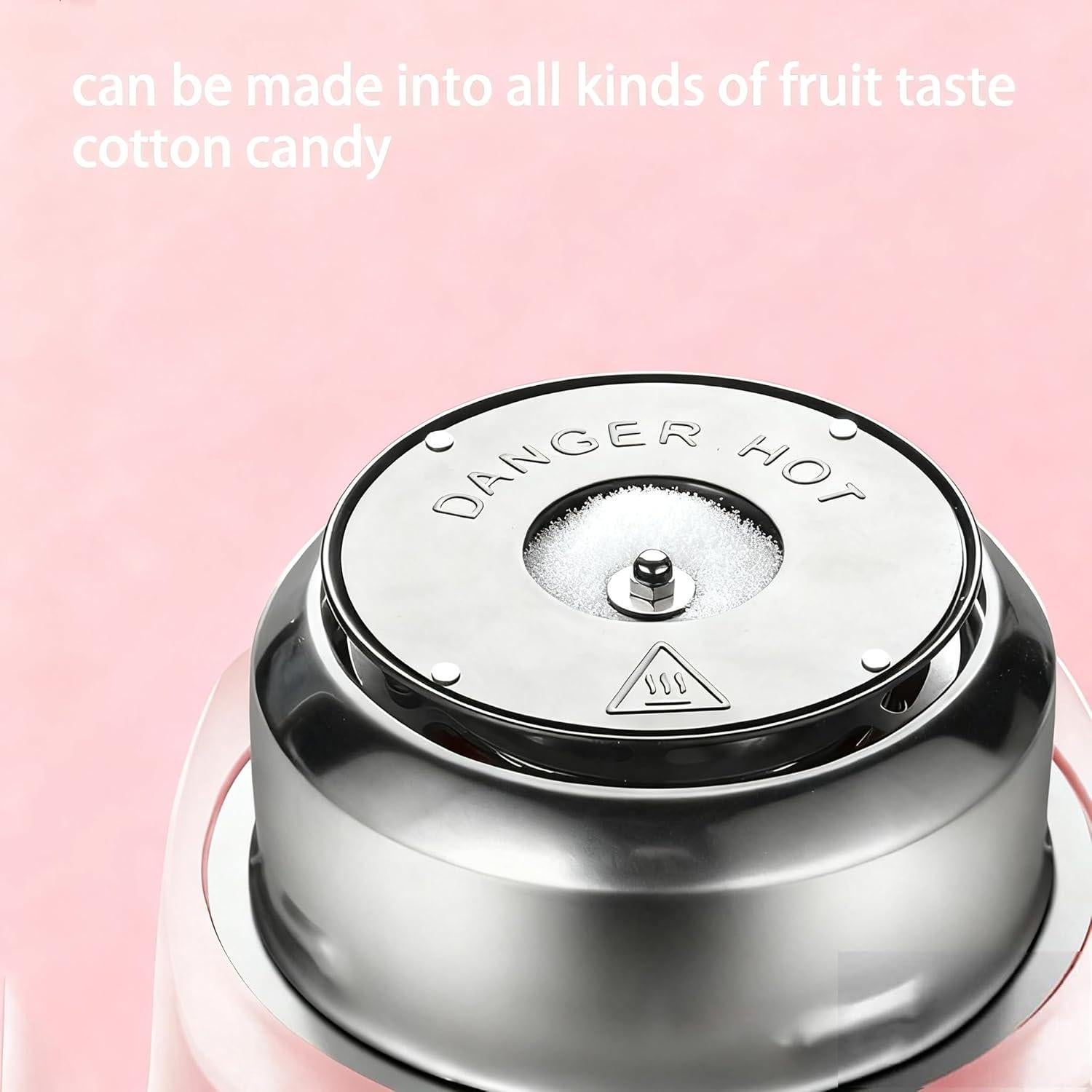 Máquina de Algodón de Azúcar FUNTELL 400W Blanca - Fácil Uso