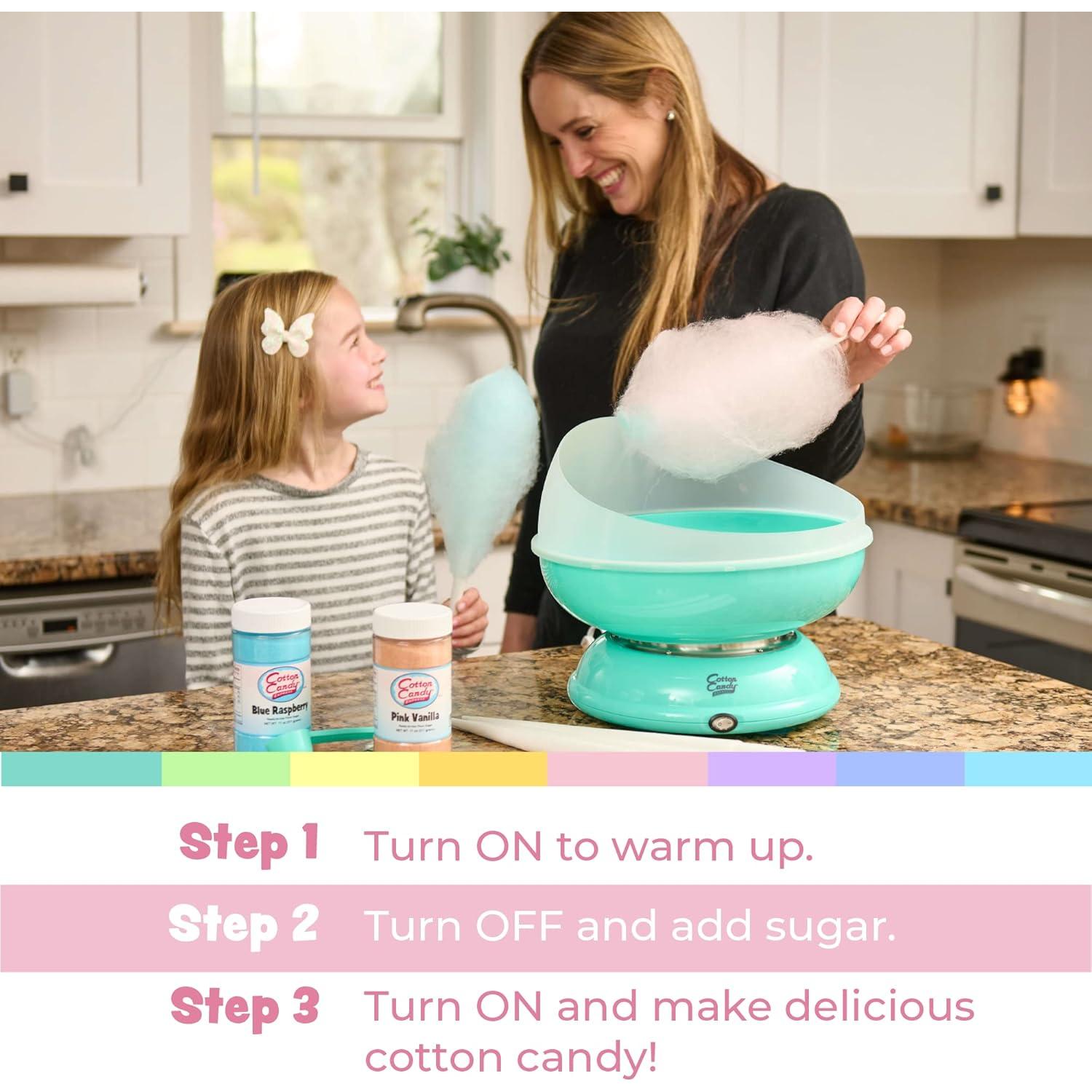 Máquina de Algodón de Azúcar Cotton Candy Express CC1000-S Rosa