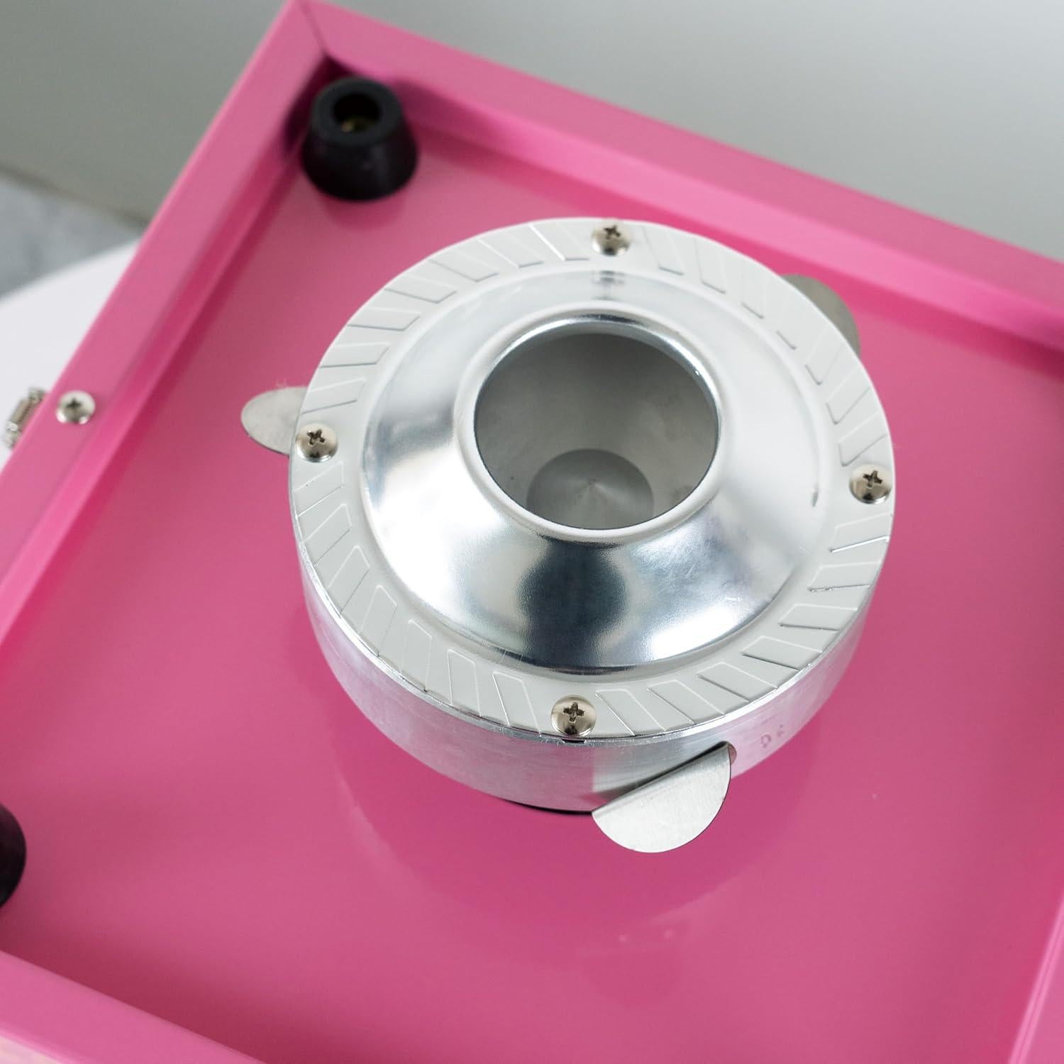 Máquina de Algodón de Azúcar Comercial 1000W Acero Inoxidable