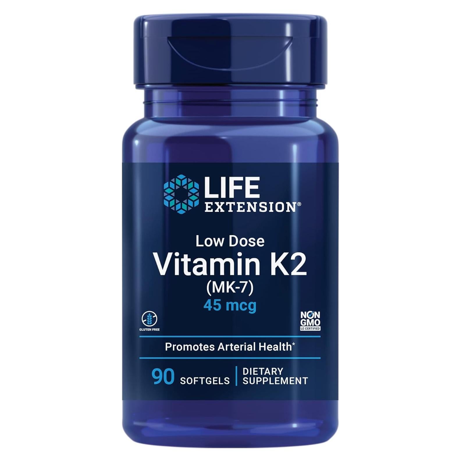 Suplemento Vitamina K2 y D3 Life Extension - 90 + 60 Gelatinas