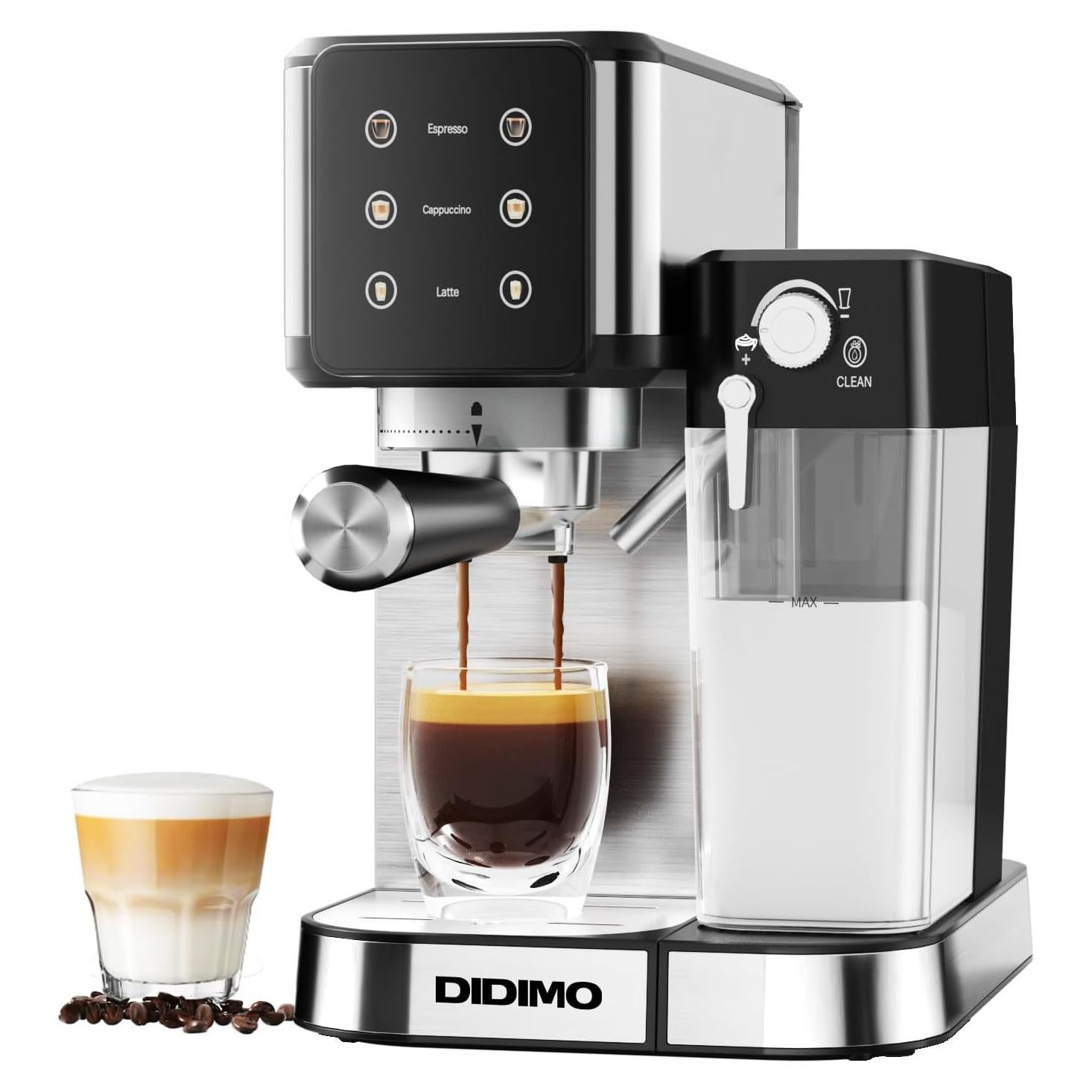 Máquina de Espresso DiDimo CM-BT 20 BAR con Espumador 1L