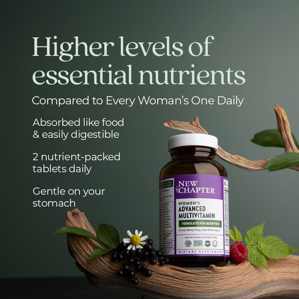 Multivitamina Avanzada para Mujeres New Chapter 72 Cápsulas