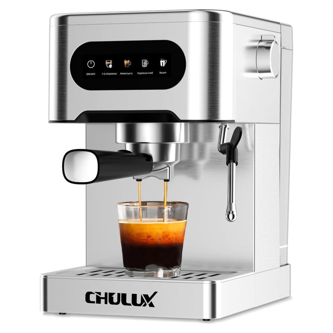 Máquina de Espresso Semiautomática CHULUX 20 Bar 1.48L