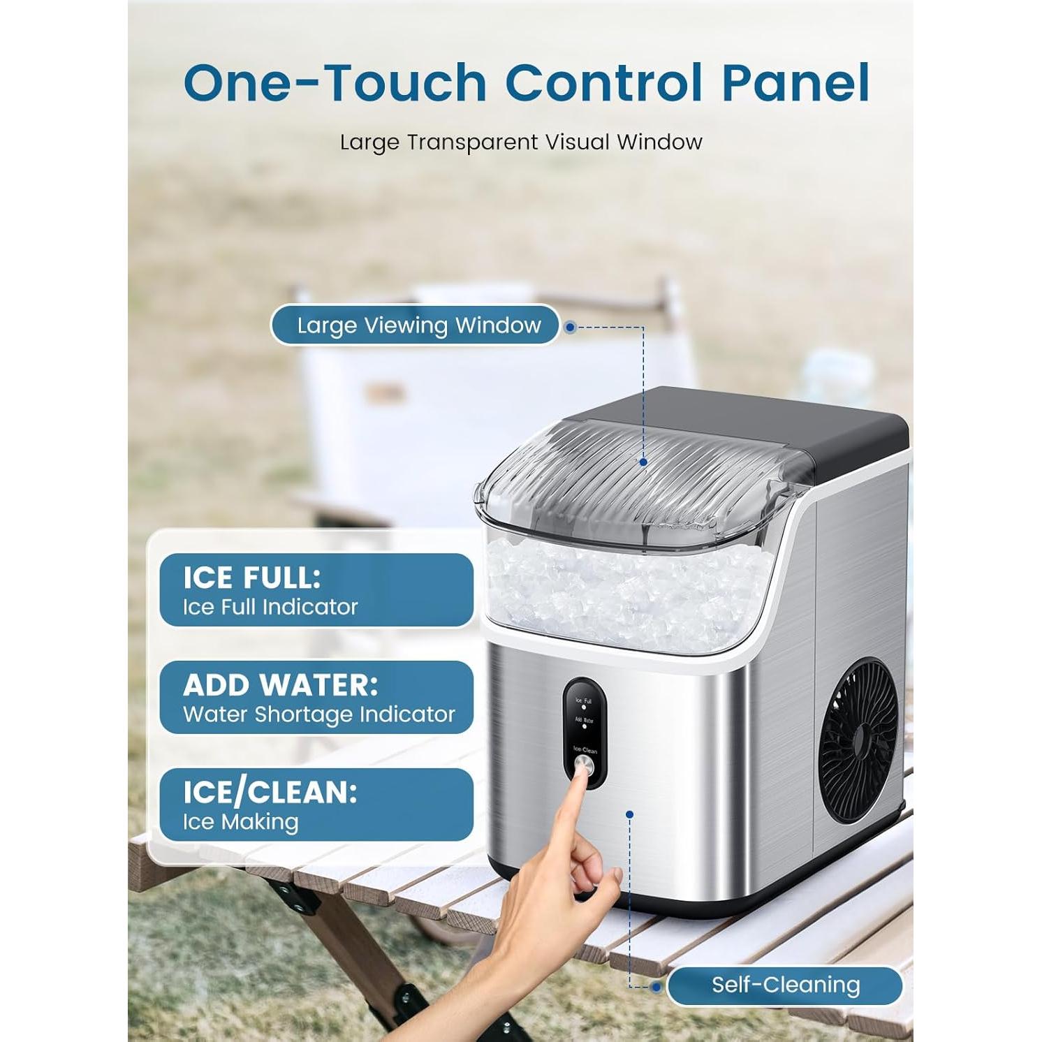 Máquina de Hielo Nugget COWSAR Z5815NB 15.42 kg/día