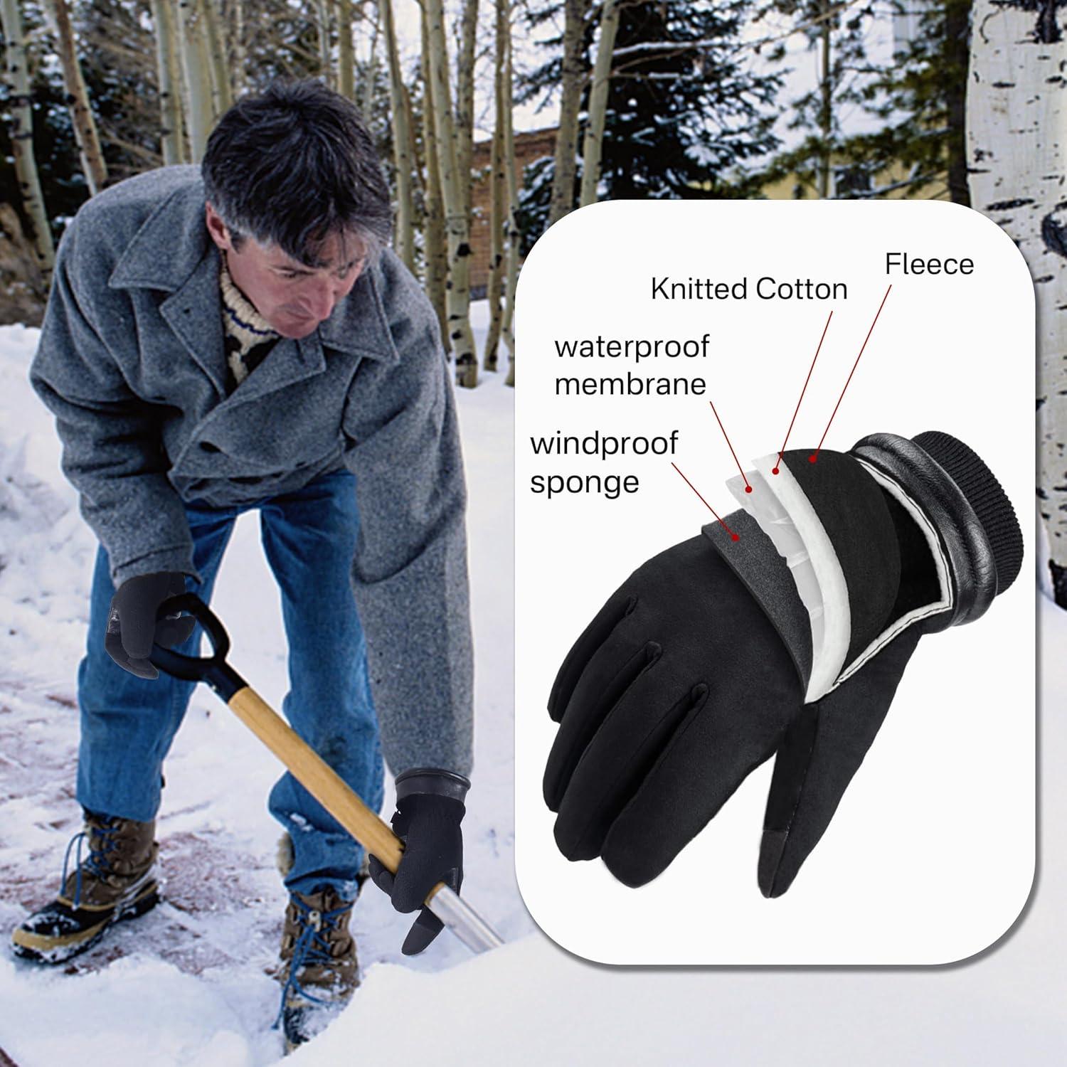 Guantes de Invierno HANDLANDY Térmicos para Esquí y Ciclismo