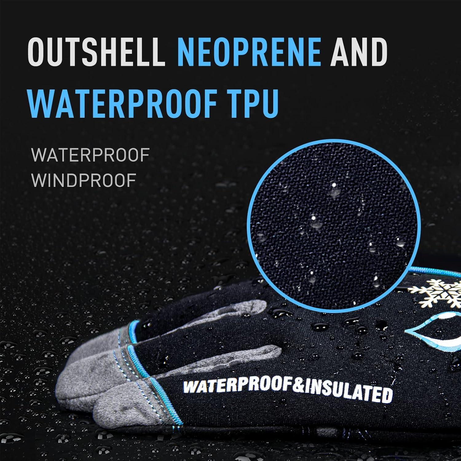 Guantes de Trabajo Impermeables Handlandy 3M Térmicos 2XL Azul