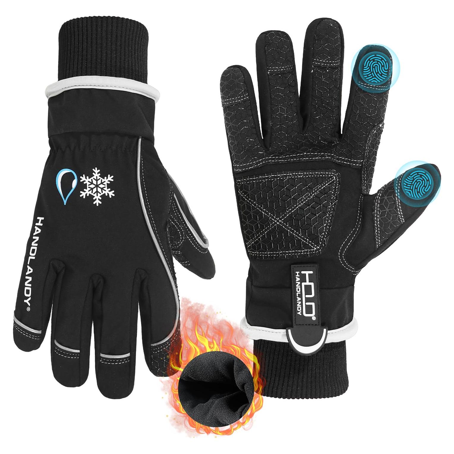 Guantes de Trabajo Impermeables Handlandy Térmicos 3M Negros