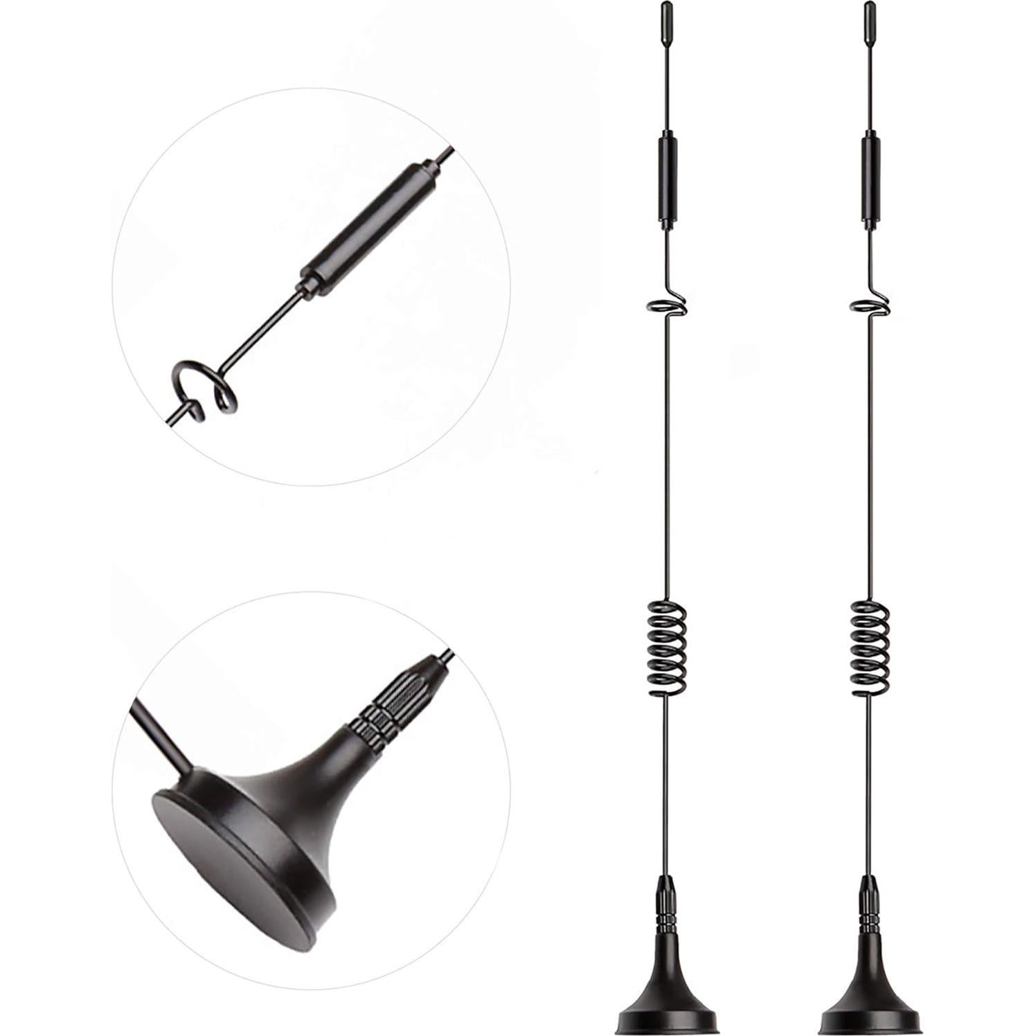 Antena 4G LTE Bingfu 8dBi Base Magnética SMA Paquete 2