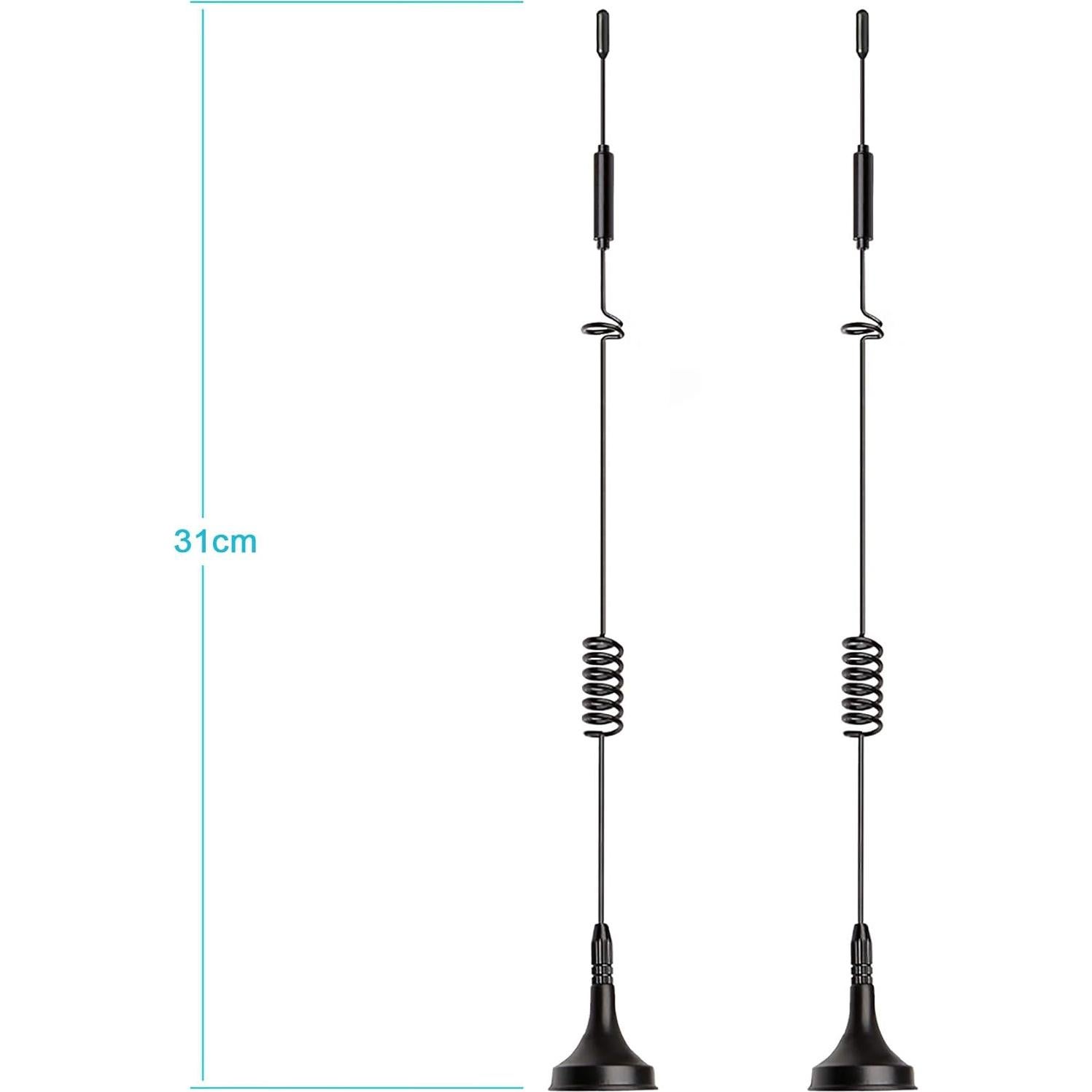 Antena 4G LTE Bingfu 8dBi Base Magnética SMA Paquete 2