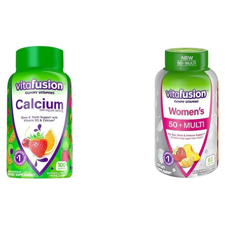 Vitafusion Gummy de Calcio y Vitamina D 100 Gomas Sabor Fruta